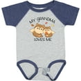 thumbnail image 3 of Inktastic My Grandma Loves Me with Cute Squirrels in Autumn Boys or Girls Baby Bodysuit, 3 of 5