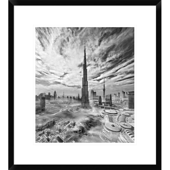 Global Gallery Koji Tajima 'Super Skyline' Framed Wall Art