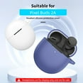 thumbnail image 3 of Case For Google Pixel Buds 2A Earbud, Soft Protective Silicone Cover with Keychain Headphone Case, 3 of 11