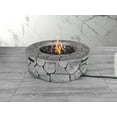thumbnail image 3 of Living Source International 9'' H x 28'' W Fiber Reinforced Concrete Outdoor Fire Pit (Stone Gray), 3 of 5