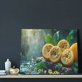 thumbnail image 3 of Fuzoiu Fresh Passion Fruit Still Life Print Canvas Wall Art for Bathrooms,Wall Decor for Bedroom,Framed Artwork for Wall,Modern Wall Decorations Prints Picture for Kitchen Home, 3 of 6