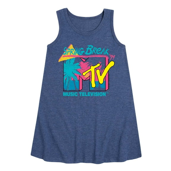 MTV - Spring Break 94 - Girls A-line Dress