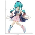thumbnail image 4 of 40+style Anime Hatsune Miku Figure Miku Virtual Singer Standing and sitting posture Doll PVC Action Figure Collectible Model Toy, 4 of 5