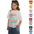 thumbnail image 4 of Suilloe Toddler Girls T-Shirts Summer Short Sleeve Round Neck Dolphin Printed Tee Kids Girls Lovely Comfortable Daily Wear School T-Shirts,4 -5 Years, 4 of 4