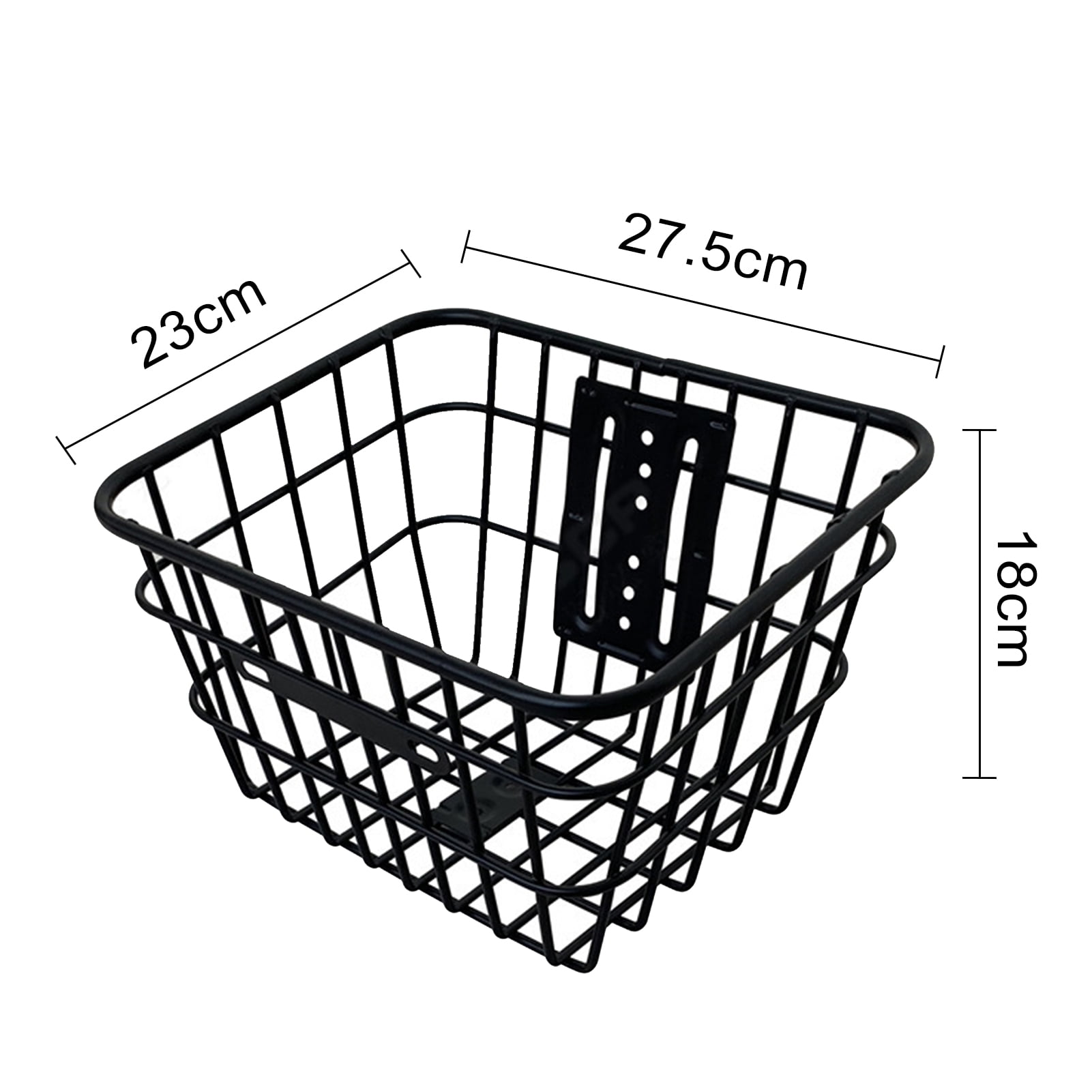 YIFAEUX Front Bike Basket with Screws Large Capacity Strong Load-bearing Rustproof Mountain Road Bicycle Basket Replacement