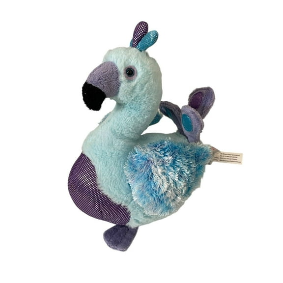 Ganz Webkinz - Blufadoodle Peacock Bird Blue/Purple 8" Plush (With Sealed Code)(BONUS 1 FUN CHOPS)