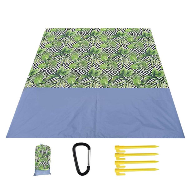 Manta De Playa, Esterilla De Playa Grande Plegable, Manta De Picnic Al Aire Libre, Esterilla De Picnic Impermeable Para Viajes En La Playa, Camping, Senderismo, Pesca Yuarrent OD016426-02