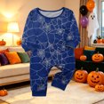 thumbnail image 4 of Family Halloween Pajamas Matching Sets, Halloween Printed Family Outfits Sets, Halloween Print Long Sleeve Top and Pants, Family Matching Sleepwear, Holiday Loungewear, Coordinated Pajama Outfit, 4 of 4