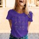 thumbnail image 3 of Tops de Manga Corta de las Mujeres Casual Impresa Camiseta Blusa Cuello Redondo Moda Poliéster Ligero Suave Cómodo para las Vacaciones Diarias de Trabajo de la Fiesta de Citas, 3 of 8