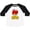 Baseball White and Black, variant on Inktastic Dad is My Hero Boys or Girls Toddler T-Shirt