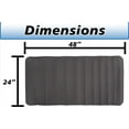 24" x 48" SlipResistant Mat for use Underneath Stationary Bike and