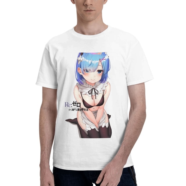 Camiseta de Manga Corta para Hombres Re:Zero