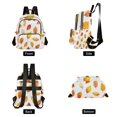 thumbnail image 4 of FORMRS Mini Backpack Purse for Women Travel Daypack Casual Shoulder Bag, Orange Leaves, 4 of 7