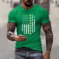 thumbnail image 2 of St. Patrick's Day Graphic T Shirt Casual Crewneck Tee Holiday Celebration Top for Everyday Style Green M, 2 of 4
