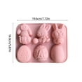 thumbnail image 3 of 6 Silicon Chocolate Molds Easter Rabbits Eggs Molds Interesting Baking Tools for Candy Cake Homemade Kitchen Gadget, 3 of 7