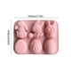 thumbnail image 3 of Moldes de silicona para chocolate con forma de conejito y huevo de Pascua | Molde flexible antiadherente de grado alimenticio para hornear dulces caseros | Apto para horno, microondas y lavavajillas., 3 of 6