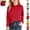 Red, variant on Mfakffe Girls Polo Shirts Back To School Casual School Uniform Long Sleeve Collared Shirts Cute Top(Yellow,11-12 Years)