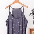 thumbnail image 4 of QSXADF Womens Sleeveless Pajama Top Summer Sleep Shirt Graphic Bow Modals Loose Camisole Women Summer Home Sleepwear Ladies Loungewear, 4 of 5