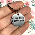 thumbnail image 5 of Trucker Driver Keychain Pendant Silver Stainless Steel Creative Holiday Gifts, 5 of 5