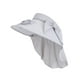 thumbnail image 2 of Ventilador de moda de sombrero de visor de ventilador para pescar Camping Beach al aire libre deportes al aire libre Gris claro, 2 of 8