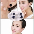 thumbnail image 3 of Lifetechs Women Double Sided Faux Agate Ear Jacket Earrings Party Jewelry Gift, 3 of 8