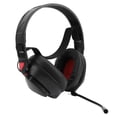 thumbnail image 3 of Auriculares para Juegos con Cable Receptor 2.4 G Bluetooth 4 Modos Diadema Ajustable Giratorios Ligeros Inalámbricos Negro y Rojo Nikou, 3 of 15