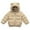 Khaki, variant on lnmuld Kids Down Jacket Kids Winter Jacket Boys Down Coat Warm Jacket for Toddler Children Windproof Lightweight Insulated Outerwear Solid Color Size:6-12 Months
