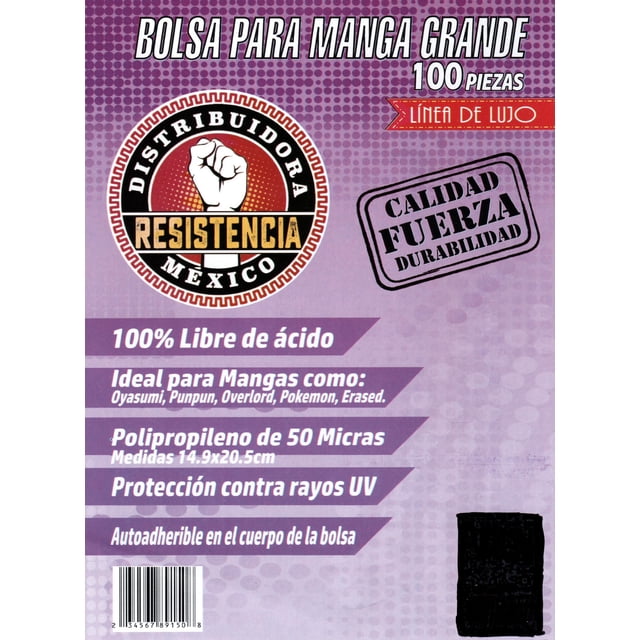 Bolsa para manga grande 100 pzas
