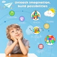 thumbnail image 2 of Magnetic Tiles Preschool Learning Sensory Montessori Toys, Educational Toys for Toddlers Kids Ages 3+, 3D Magnet Building Blocks for Boys Girls, 2 of 7