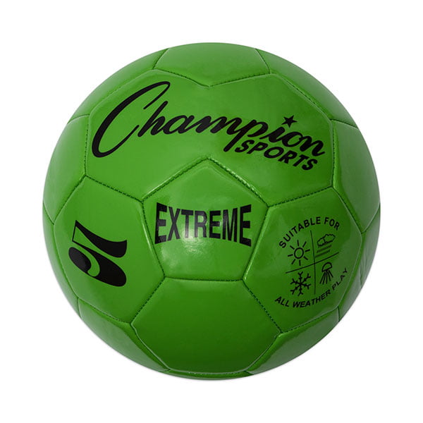 Champion Sports Extreme Soft Touch Butyl Bladder Soccer Ball Size 4 SILVER 
