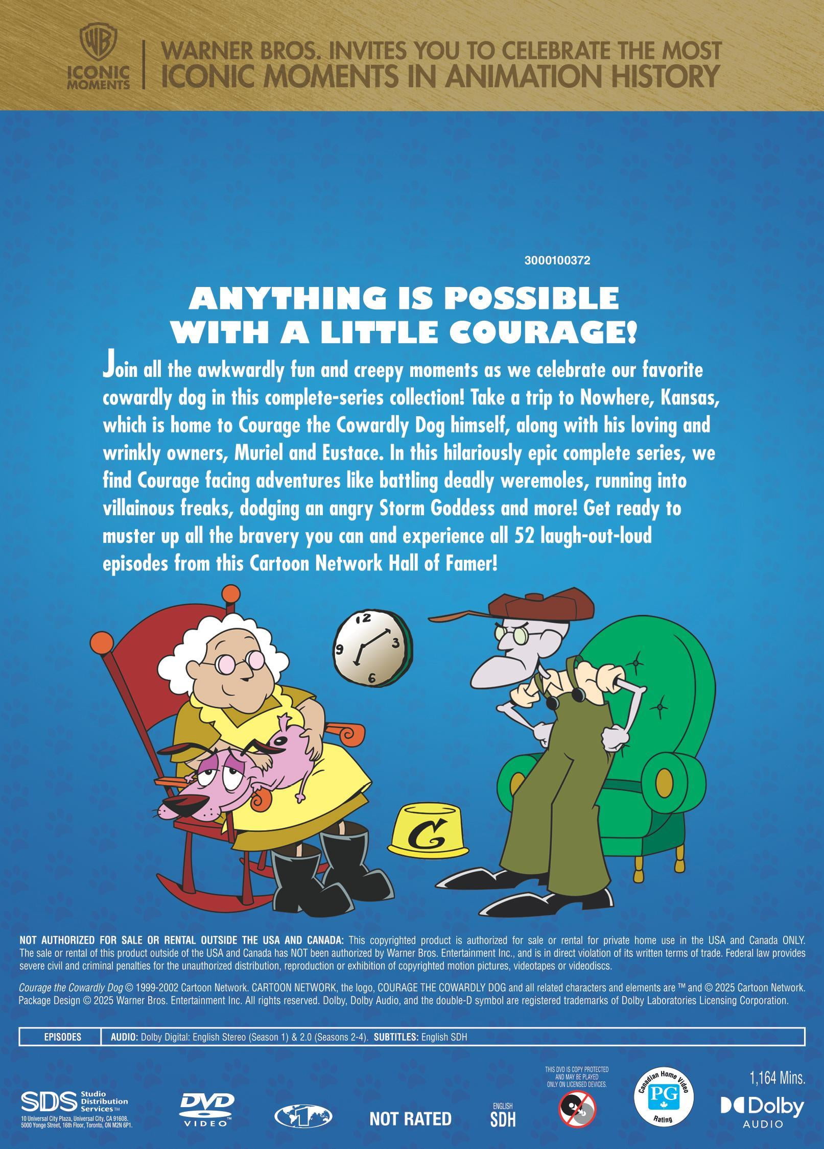 SDS Courage the Cowardly Dog Complete Series DVD Cartoon Network