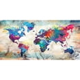 thumbnail image 1 of Cuadros Decorativos pintura de diamante 5D Likrtyny mapa del mundo taladro cuadrado completo, 1 of 9