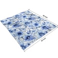 thumbnail image 4 of Pioneer Flower Floral Print Pattern Blanket,Comfortable Soft Lamb Wool Throw Blanket,All Season,Warm Lightweight Blankets for Sofa Bed Couch Living Room Chair,50"x60", 4 of 4