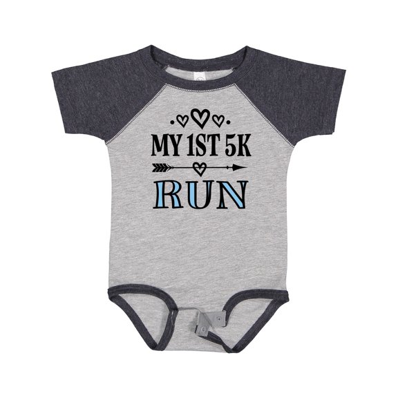 Inktastic 1st 5K Race Running Fitness Girls Baby Bodysuit