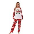 thumbnail image 2 of LEKWK Matching Christmas Pajamas for Family Two Piece Lounge Outfits Pijama De Navidad Familiar Womens Cozy Pajamas, 2 of 6