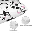 thumbnail image 3 of Balery Cute Cow and Milk Stains Funda de Cojín Estampada, Regalos para Mujeres, Regalos de Amor para Ella, Regalos para Novia o Esposa, Funda de Almohada-14"x20", 3 of 6