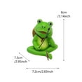 thumbnail image 3 of YardVibe Fishing Frog Figurines Decor Funny Cute Craft Resin Frog Sculpture Statue for Home, Garden, Balcony, Patio, Lawn Decoration, Ornament Gift, 3 of 9