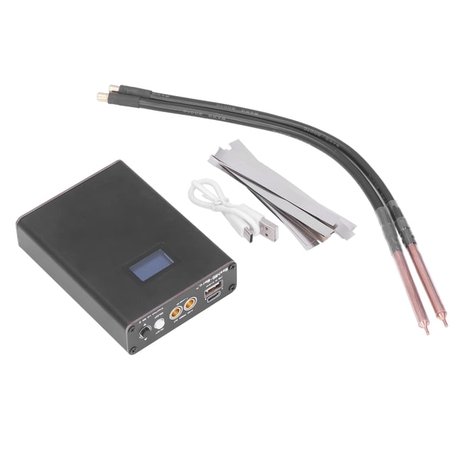 Portable Spot Welder Digital Display Long Standby Time Built in Ammeter Short Circuit Protection Spot Welding Machine