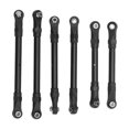 thumbnail image 2 of 6pcs RC Car Steering Tie Link Rods Set, Aluminum Alloy Spare Part Long Short RC Tie Rods for Slash Remote Controlled Car, Enhance Performance and Durability with Installation, 2 of 7
