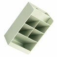 thumbnail image 3 of Modern Slanted Design Pen Holder Large Capacity 5 Compartments Pen Case for School and Office, 3 of 7