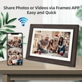 thumbnail image 6 of Tibuta 10.1 inch Wifi Digital Photo Frame, 1280 * 800 IPS Touch Screen Digital Picture Frame, 16GB Storage, Share Photos or Videos via Uhale APP, Gift for Friends and Family, 6 of 7