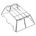thumbnail image 1 of Parrilla plegable portátil para acampar, soporte para cocinar a la fogata, parrilla de acero inoxidable, 1 of 7