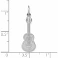 thumbnail image 2 of 10K White Gold Guitar Charm (27 X 9) Made In United States -Jewelry By Sweet Pea, 2 of 5
