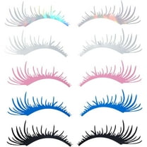 10 Pairs 5 Colors Eyelash Decals Headlight Car Eyelashes Sticker Cool Vehicles Eyelash Stickers Car Decoration Stickers Vinyl Auto Decals for Sports Cars SUV Truck Motorcycles