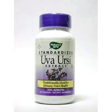 Nature's way standardized uva ursi vegetarian capsules, 60 ct