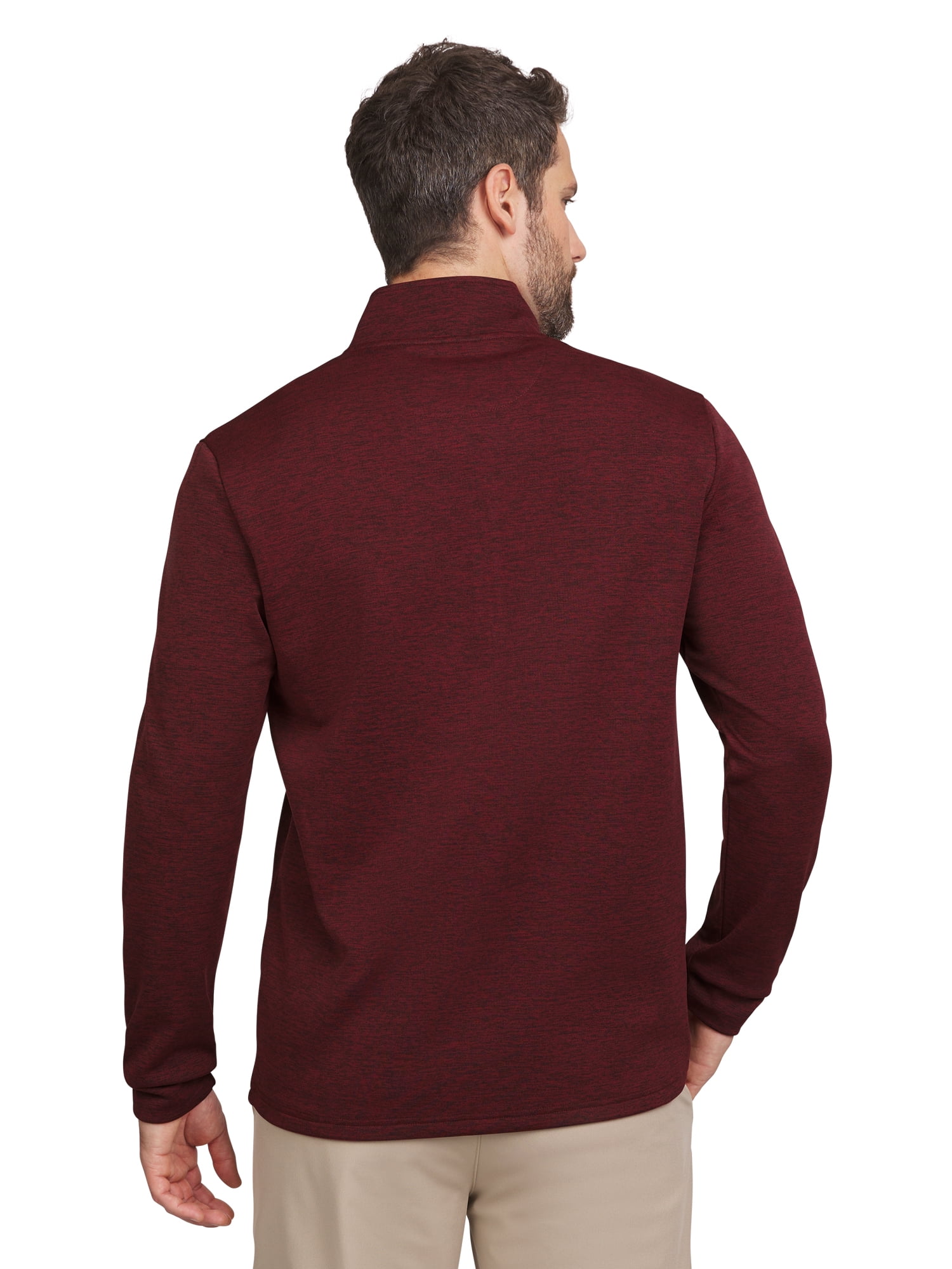 Chaps Golf Men's & Big Men's Fleece Quarter Zip Pullover Sweater, Sizes S-5XL