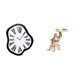 thumbnail image 1 of Reloj de pared con forma de bandeja, estatua, reloj electrónico moderno con números , decoración funcional, arte, escultura vívida, ideal para, 1 of 8
