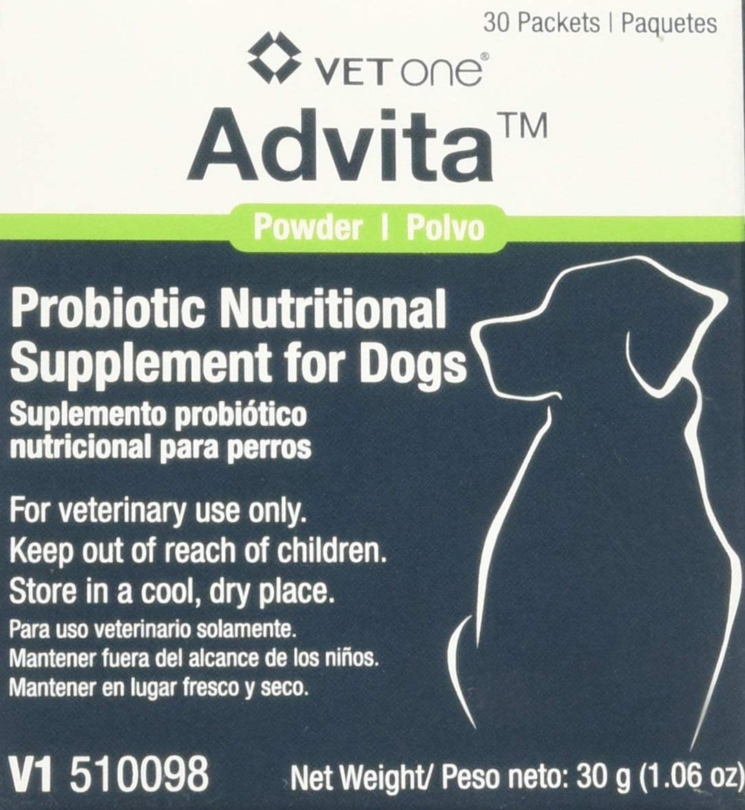 Advita Probiotic Nutritional Supplement for Dogs 30 (1 g) Packets, For dogs By Vet One
