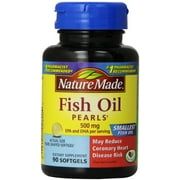 Nature Made Omega-3 Pearls, 500 mg Softgels 90 ea (Pack of 4)