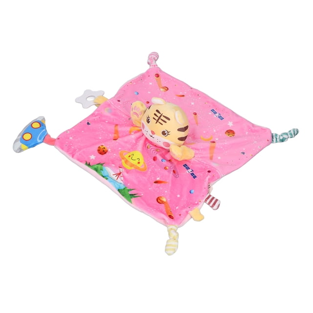Manta de seguridad de juguete, manta de seguridad de animal de peluche, manta de seguridad para bebé, manta de seguridad para bebé, diseño exquisito